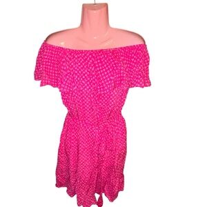 NWT Eberjey Elsie Nostalgia Mini Dress Pink Size Small Petite